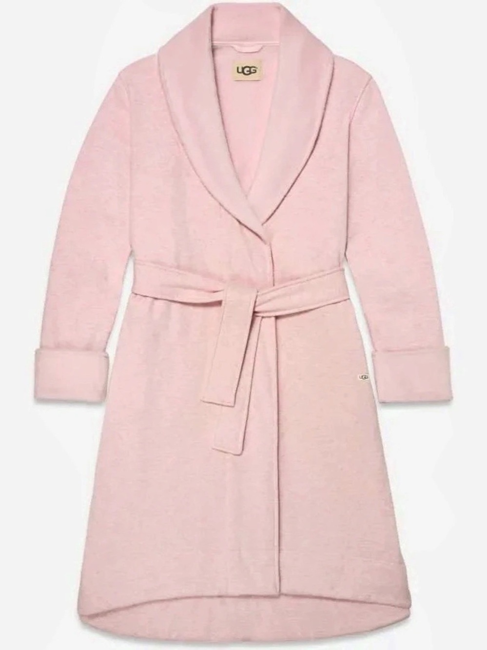UGG Duffield II Robe Pink Wrap Robe Size Medium